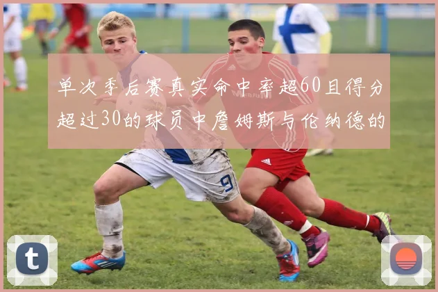 单次季后赛真实命中率超60且得分超过30的球员中詹姆斯与伦纳德的传奇表现